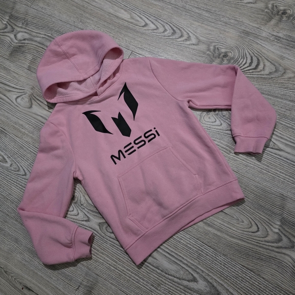 Pink Messi Collection Hoodie -Youth Size 8 - Picture 1 of 3